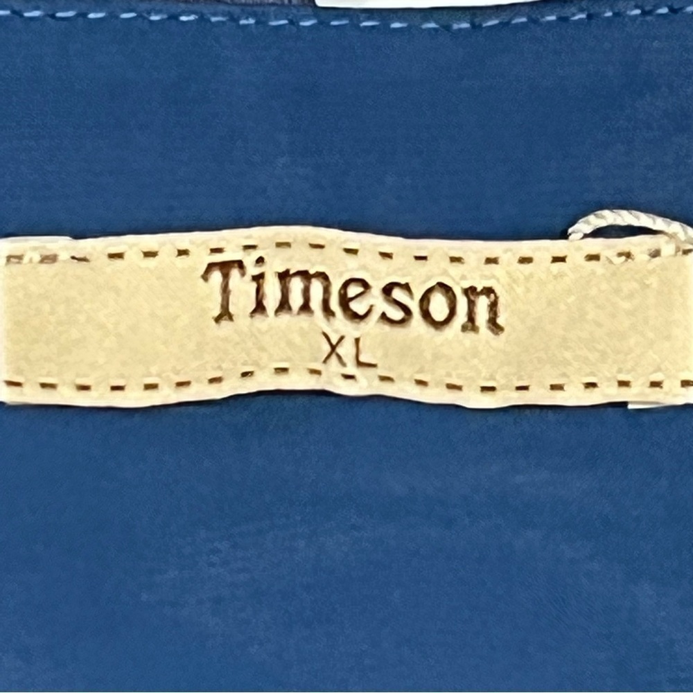 NEW WITH TAGS TIMESON SHORT SLEEVED NOTCHED V-NECK WOMEN'S BLOUSE - Picture 12 of 12